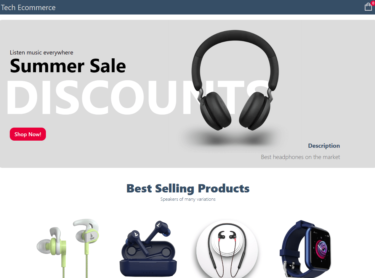 Electronics Ecommerce